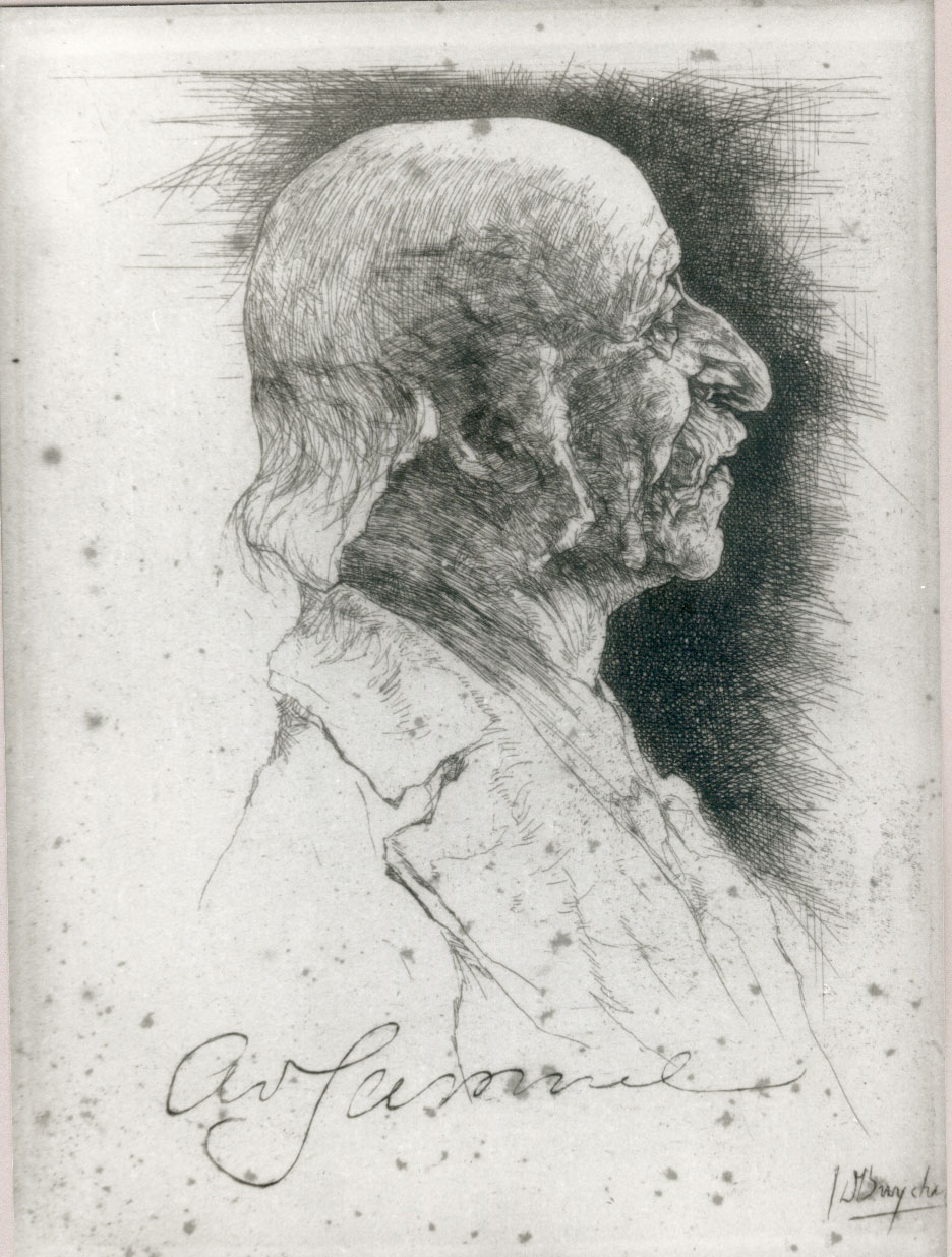 J.D.B. 143 SAMUEL 1922
Deze gravure behoort tot een boek.
Indien deze los gevonden wordt is het een teken dat ze uit het boek verwijderd is.
Er is nooit een exemplaar gezien, dat gesigneerd is met potlood.
H 156-B 122
L.R.N.M.
