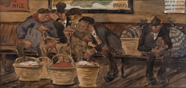A.068 WACHTZAAL ZUID STATION GENT
Vanderkindere Brussel 11 december 2013
Verkocht in de galerie Georges Giroux Brussel 08/12/1930 - lot 198
