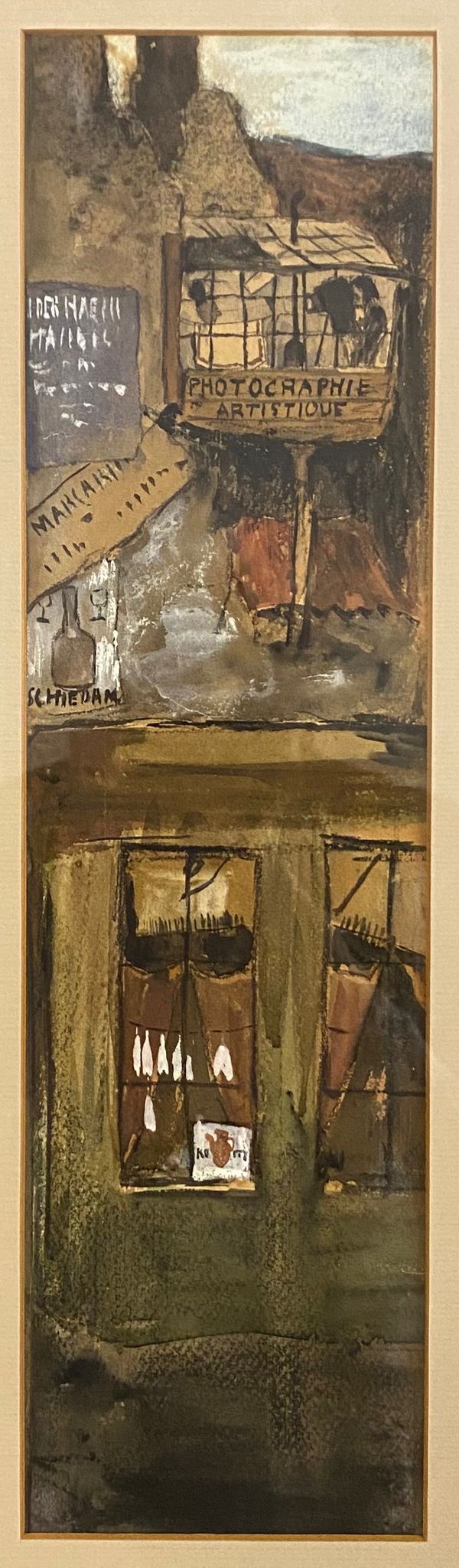 A.362 PHOTOGRAPHIE  ARTISTIQUE
Verkocht bij Galerie St.John 2025
H 40 cm x B 11 cm.

