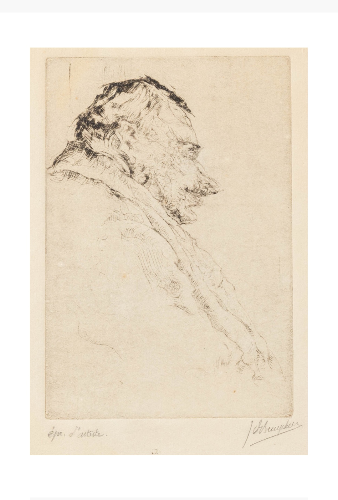 J.D.B. 387   LA POISSE, 1942
epreuve d'artiste
H.118 x B.78 mm.
L.R.N.M.
