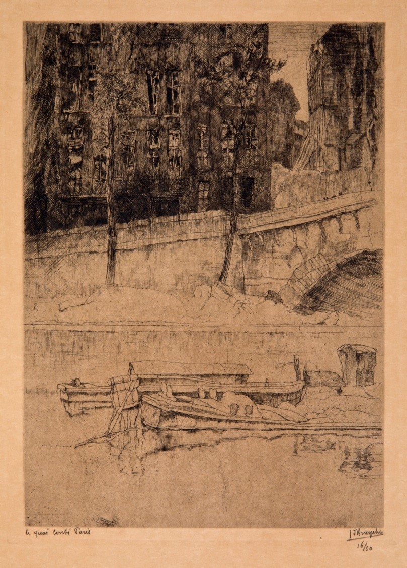 J.D.B. 192B     LE QUAI CONTI, PARIS 1925
Definitieve staat.
