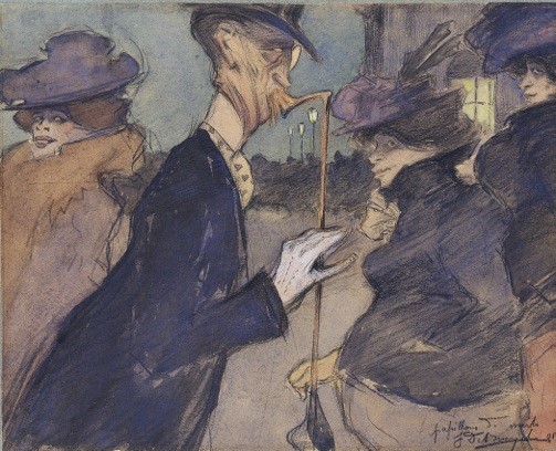 A.162  PAPILLONS DE NUIT 1901 
Dit werk werd gebruikt in het boek van Georges Chabot welke in 1963 werd overgedrukt voor het cultureel jaarboek van de provincie Oost Vlaanderen.
Geveild bij The Romantic Agony op 21/11/2014
MSK Gent 2020-2021
