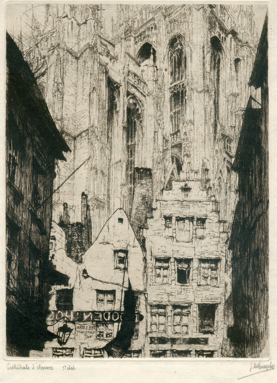 J.D.B. 253 CATHEDRALE D'ANVERS 1929
P.P.
H 212-B 157
L.R.160
