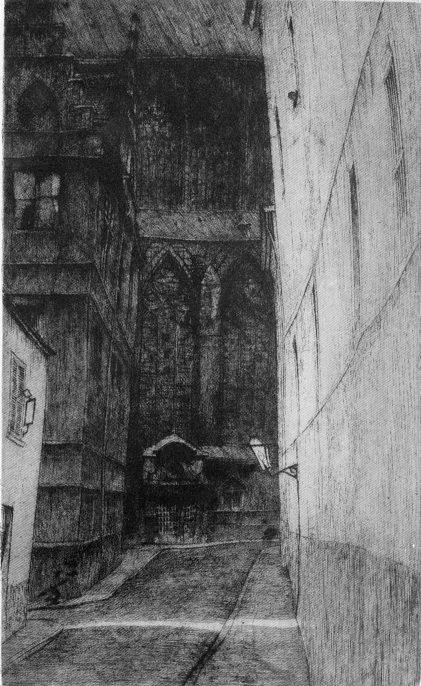 J.D.B. 315  RUE ST.BAVON 1932
H 234-B 140
L.R.195
De plaat is versneden in de breedte.

