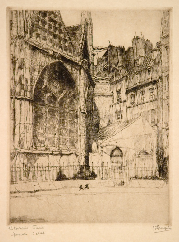 J.D.B. 189  L'EGLISE ST.SEVERIN PARIS 1925
H 210-B 160
L.R.127
