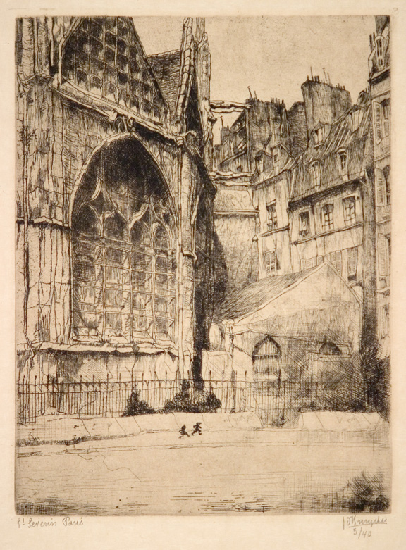 J.D.B. 189A L'EGLISE ST.SEVERIN PARIS 1925
H 210-B 160
L.R.127
