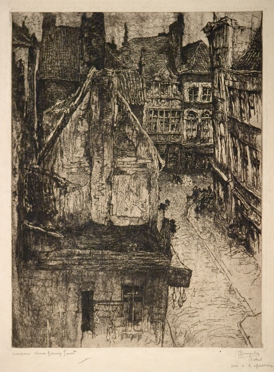 J.D.B. 126  VIEILLES MAISONS (VIEUX BOURG) GAND 1920
H 400-B 297
L.R.89
