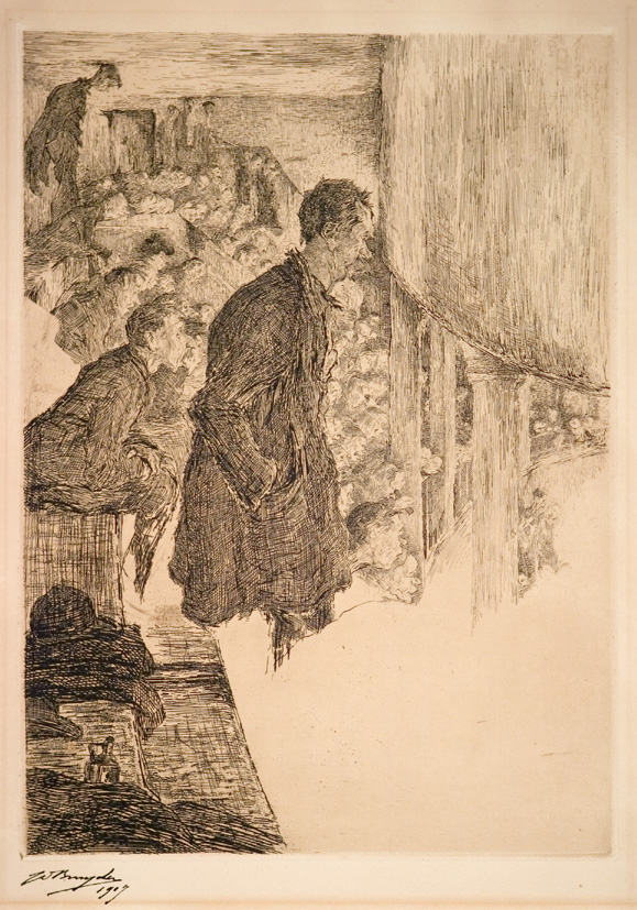 J.D.B. 026 THEATRE PARADIS 1907
Eerste staat
Enig exemplaar 
Uitzonderlijke staat
H 350- B 250
L.R.N.M.
