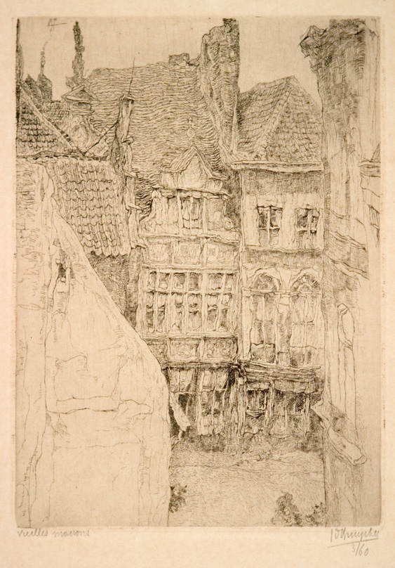 J.D.B. 211 VIEILLES MAISONS GAND (VIEUX BOURG) 1926
H 215-B 155
L.R.136
