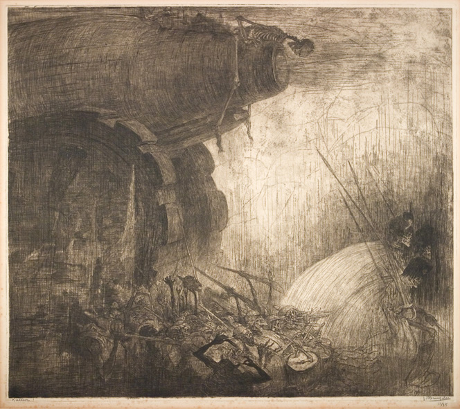 J.D.B. 073  VISION DE GUERRE // KULTUR 1916
H 645-B 730
L.R.53
Trefwoorden: er is een ets Kultur verkocht bij Bernaerts april 2024 aan 6000euro Z.K.