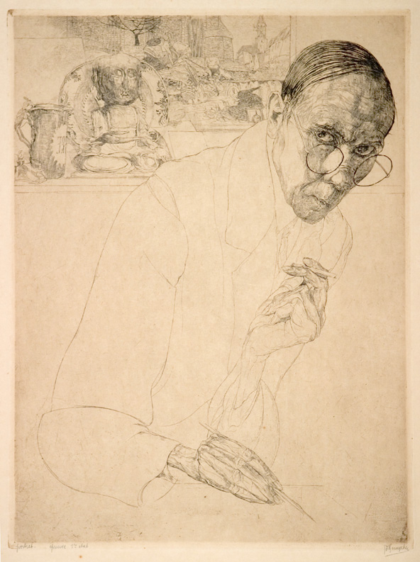J.D.B. 188  MON PORTRAIT// 'T GROOT ZELFPORTRET 1925
H 400-B 297
L.R.126
