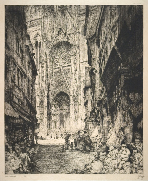 J.D.B. 261  CATHEDRALE DE ROUEN 1929
H 606-B 495
L.R.166

