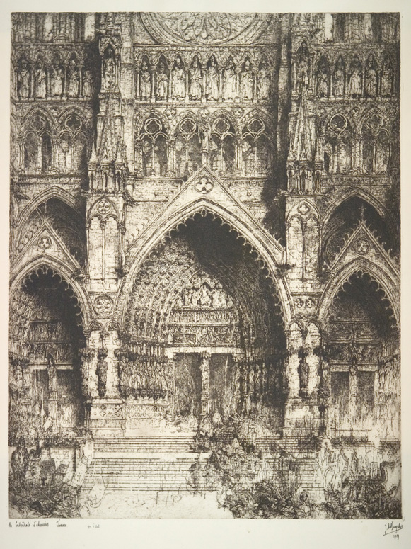 J.D.B. 270  LA CATHEDRALE D'AMIENS 1932
H 600-B 465
L.R.172
