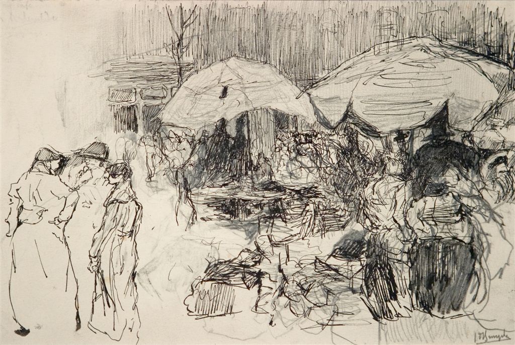 A0269  MARKT TE GENT 
Pentekening St. Jacobs
