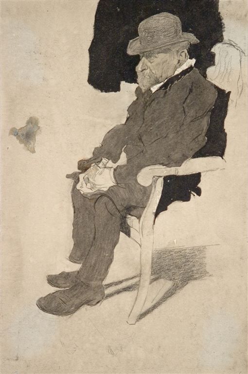 A.144  PERSONAGE IN DE LOGE VAN EMIEL VAN VOREN
