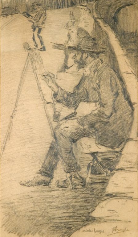 B0175 PEINTRE FLAMAND A BRUGES.
