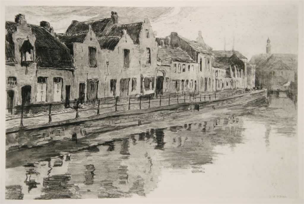 B0386 HUIZEN AAN DE WATERKANT TE GENT
