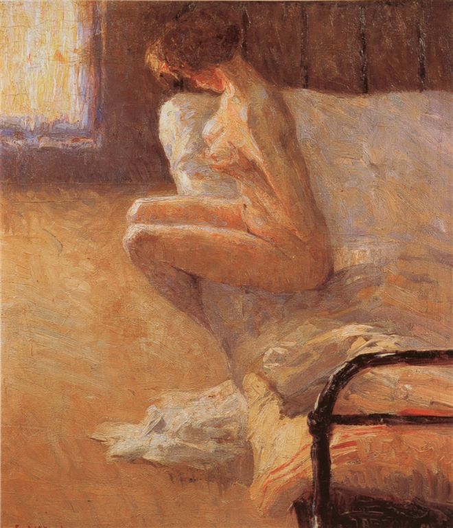 D.122 LA PETITE EVE DOOR FRITS VAN DEN BERGHE 1905.
Frits Van Den Berghe 1905
Diverse malen getekend door Jules De Bruycker

