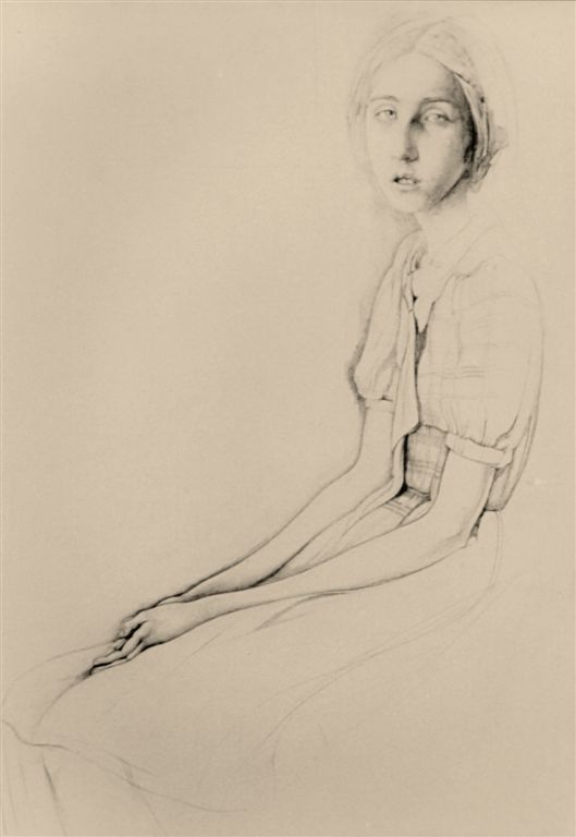 A0442  JONG MEISJE IN ATELIER
