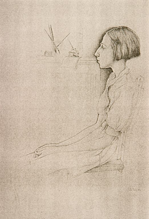 A0436   JONG MEISJE IN ATELIER
