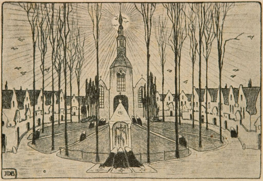 11 ILLUSTRATIE UIT HET BOEK "EN VILLE MORTE" VAN FRANZ HELLENS
