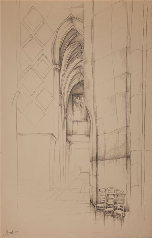 C0002 STUDIE // SINT NIKLAASKERK
Permanent tentoongesteld in Sint Niklaaskerk Gent
Dit als aandenken aan Jules De Bruycker ter gelegenheid van de opening van de hoofdingang na 50 jaar restauratie
