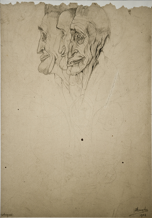 A0221 GROTESQUES
Bestaat ook in ets.

Verz. N.V.H. Diest

